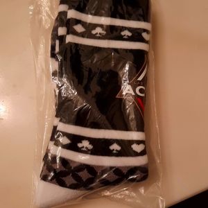 Las Vegas ACES WNBA Thick Basketball Socks Size Adult 95% Polyester 5% Spandex